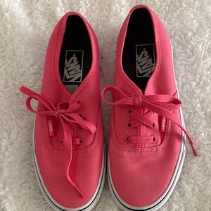 Vans Women's Pink Classic Low Tops Sneakers